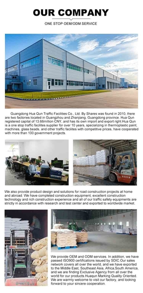 Guangdong Hua Qun Traffic Facilities Co., Ltd. By Shares linha de produção do fabricante