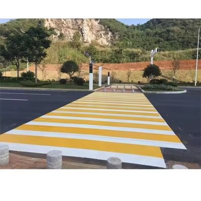 comprar Boa nivelação Tinta termoplástica de marcação de estradas 15% Grânulos de vidro pré-misturados Ecológico Fabricação em linha