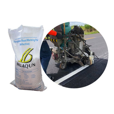 Comprar Pintura em pó antiderrapante auto-secante branca e amarela termoplástica de rotulagem rodoviária Fabricação em linha