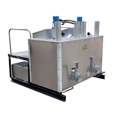 Comprar Pré-aquecedor de tinta termoplástica de cilindro duplo hidráulico com economia de energia e amassador de motor diesel Fabricação em linha