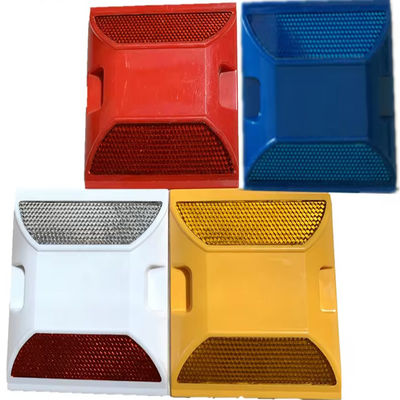 comprar ABS Olhos de Gato Reflectores de Estrada de Plástico, Marcadores de Estrada Reflectores Vermelho Branco Verde Azul Fabricação em linha