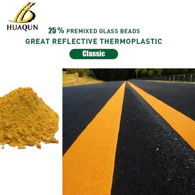 comprar Tinta clássica de marcação de linha de fusão a quente com reflexão 25% de contas de vidro Tinta de marcação de estrada termoplástica Fabricação em linha