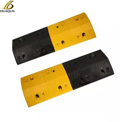 comprar HUA QUN Parking Bumps de velocidade amarelo e preto estrada Bumps e corcunda Fabricação em linha