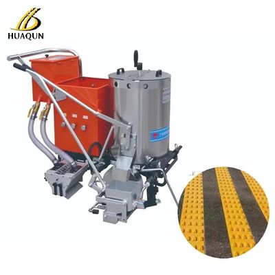 comprar Máquina de pintura de estrada termoplástica Máquina de marcação de estrada manual com dispensador ajustável Fabricação em linha