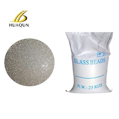 comprar Grânulos de vidro refletores transparentes e duráveis para marcação rodoviária aumentam a segurança e a durabilidade Fabricação em linha
