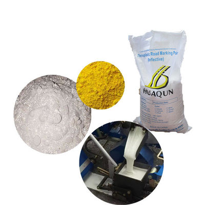 Comprar ISO 9001 Fábrica de alta reflexão Branca e Amarela Linha de Estrada de Estrada Marcação de Pintura de Estrada Termoplástica Fabricação em linha