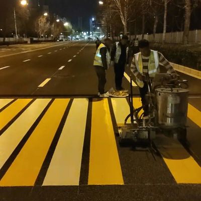 comprar A pintura de marcação de estradas termoplástica aplicada a quente para instalação rápida e
Marcas de linha de trânsito duráveis Fabricação em linha