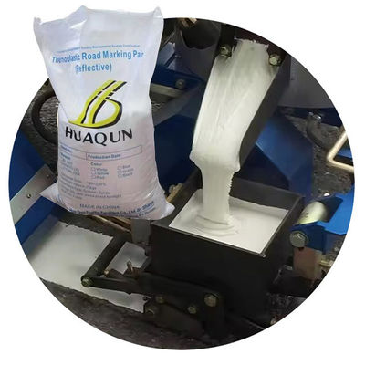 Comprar Tinta termoplástica para demarcação rodoviária de fusão a quente, cor branca, lisa e fluida Fabricação em linha