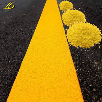 Comprar Pólvora de tinta de marcação rodoviária de plástico térmico amarelo com temperatura de aplicação de 180 ̊220 °C para marcações de superfície de estrada duráveis e de alta visibilidade Fabricação em linha