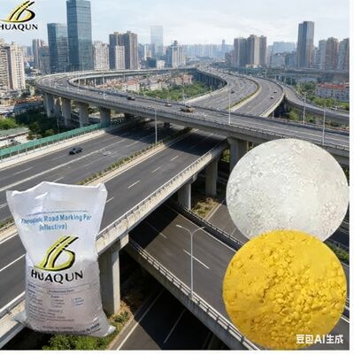 Comprar Esferas de Vidro 20 Por Cento Tinta Termoplástica para Sinalização Viária Dura e Resistente à Abrasão Proporcionando Sinalização de Longa Duração na Superfície da Estrada Fabricação em linha