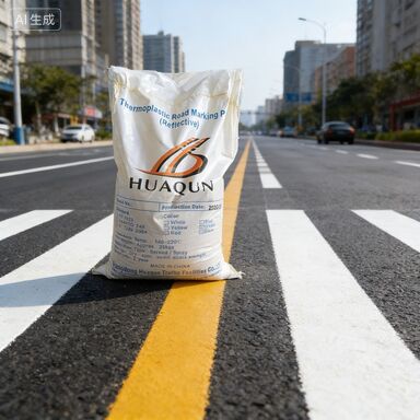 comprar Tinta termoplástica de marcação rodoviária com temperatura de aplicação de 180-220°C, 20% de contas de vidro e baixos COVs ecológicos para alta visibilidade Fabricação em linha