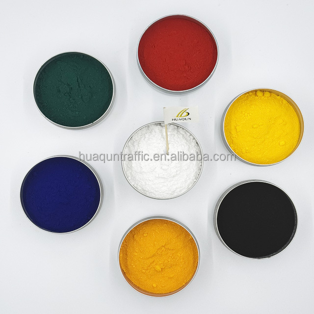 Vietnã pintura de estrada branco e amarelo popular 20% de vidro misturado de contas de marcação rodoviária pintura de estrada refletora termoplástica 0