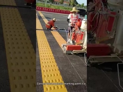 Tipo convexo Tinta termoplástica de fusão a quente Marcação da estrada Tinta termoplástica de marcação da estrada