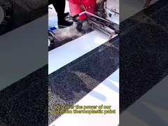 Marcas de estradas fortes e duradouras com tinta termoplástica para rodovias e estradas urbanas