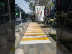 Pintura de linha de estrada Amarelo cor branca revestimento de tráfego em pó termoplástico Hot Melt pintura de marcação rodoviária