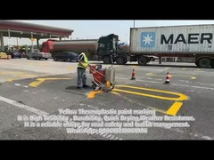 Tinta termoplástica amarela