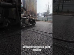 Tinta termoplástica amarela