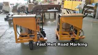 Máquina de marcação rodoviária manual